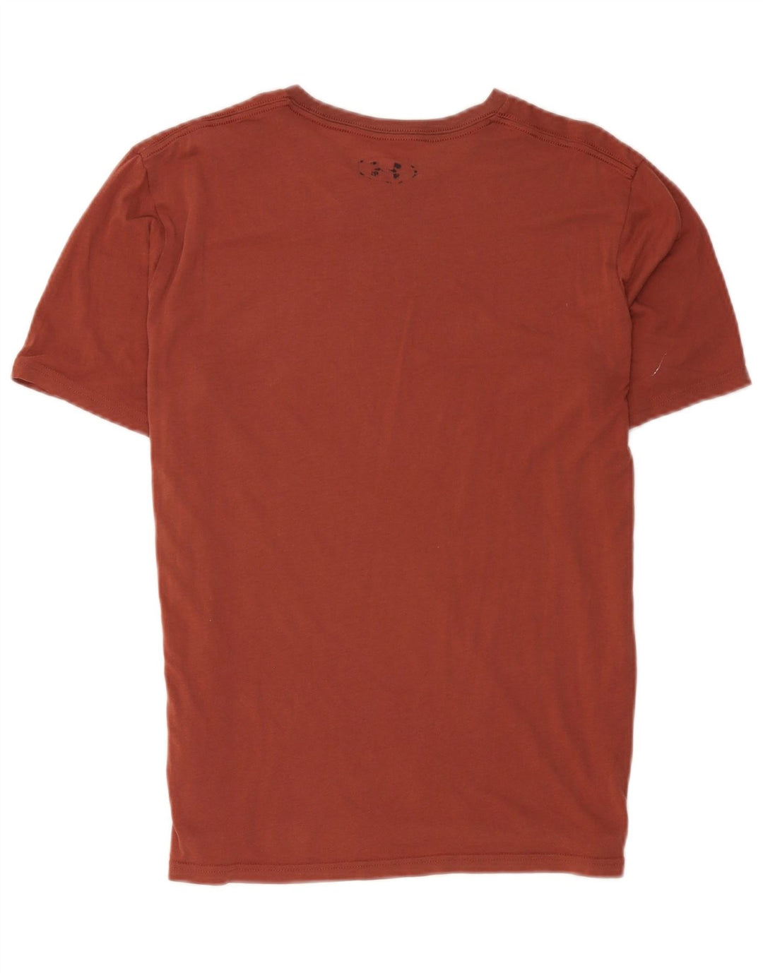 Under Armour Herre Heat Gear T-Shirt Top Medium Brun Bomuld