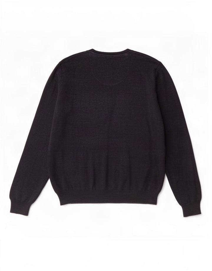 Marks & Spencer Herre Blue Harbor Crew Neck sweater Medium Navy