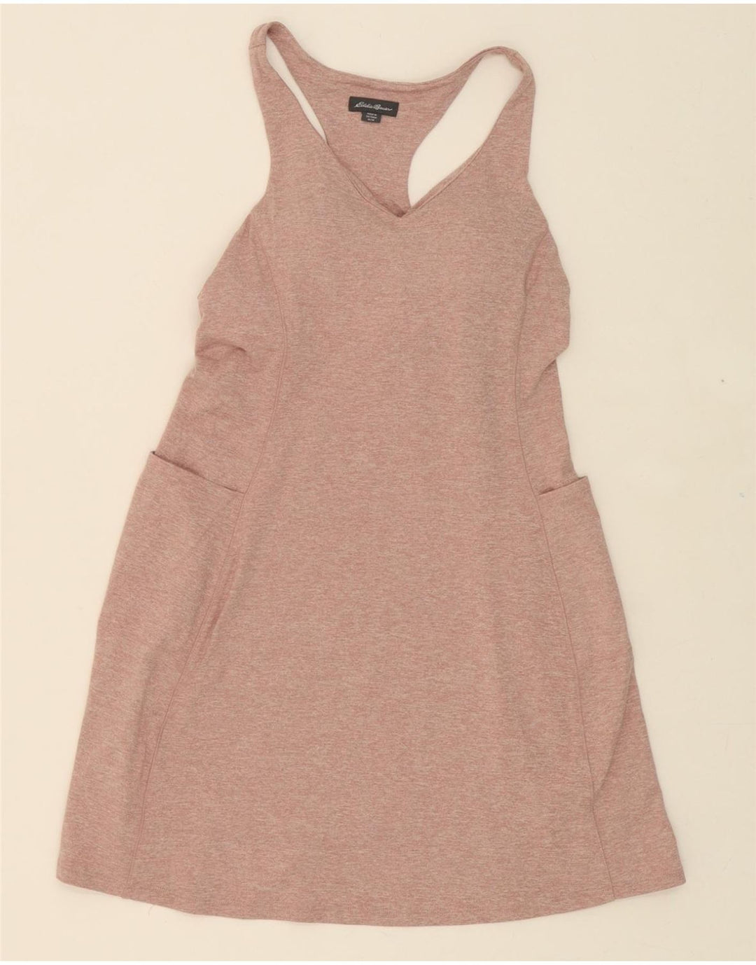 EDDIE BAUER Womens Sleeveless A-Line Dress UK 12 Medium Pink Polyester Vintage Eddie Bauer and Second-Hand Eddie Bauer from Messina Hembry 