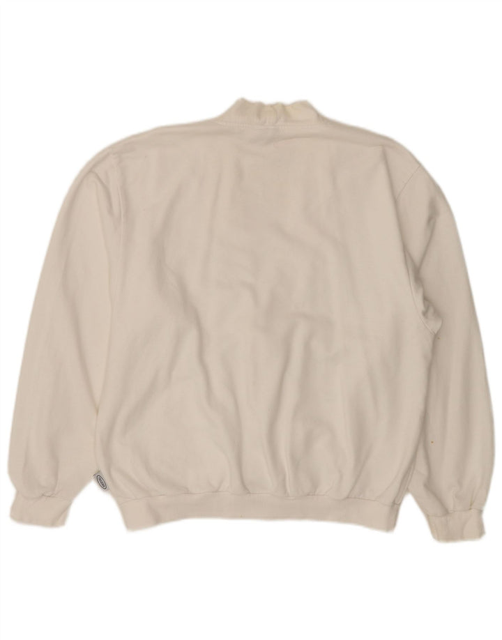 TRIGEMA Herre cardigan sweater Lille hvid bomuld
