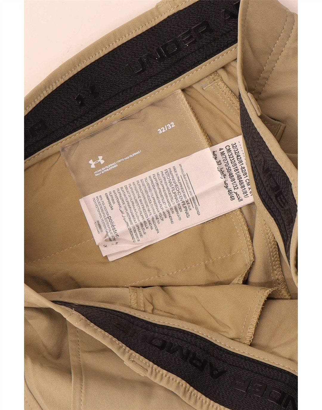 Under Armour Herre Slim Chino Bukser W32 L32 Beige Polyester