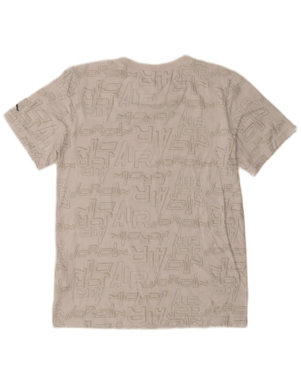 Jordan Boys Grafisk T-Shirt Top 13-14 år XL Hvid Bomuld