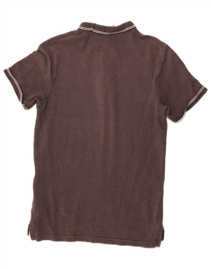 NIKE Polo skjorte til mænd, lille grå bomuld