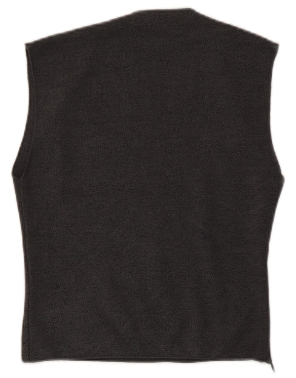 Zara Womens Crop Vest Top UK 12 Medium Grå