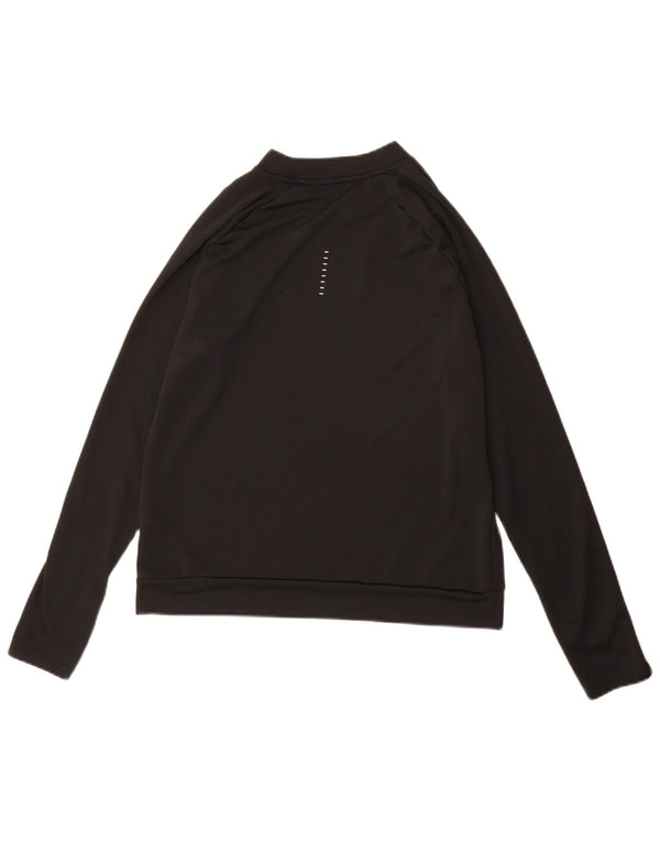 Nike Herre Dri Fit Top Langærmet Lille Sort Polyester