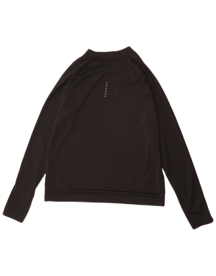 Nike Herre Dri Fit Top Langærmet Lille Sort Polyester