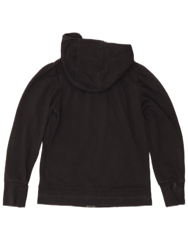 Nike hættetrøje med lynlås til piger 10-11 år Medium Sort Colourblock