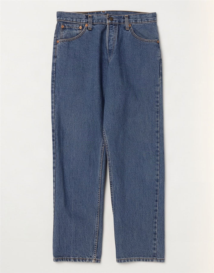Levi's Herre 522 Slim Tapered Jeans W32 L30 Blå Bomuld