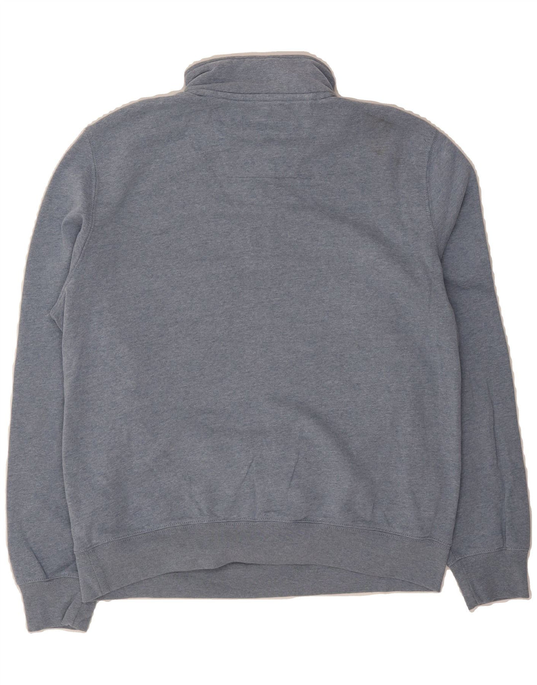 NAUTICA Mens Zip Neck Sweatshirt Jumper Medium Blue Cotton Vintage Nautica and Second-Hand Nautica from Messina Hembry 