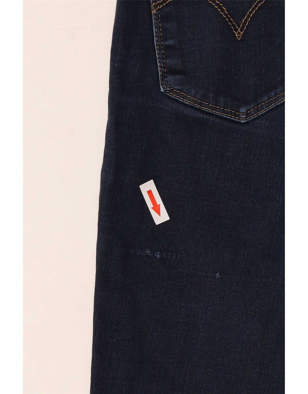 Levi's Dame 715 Bootcut Jeans W24 L26 Marineblå Bomuld