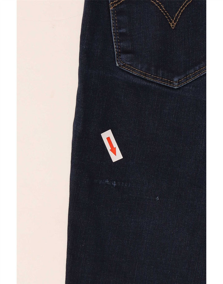Levi's Dame 715 Bootcut Jeans W24 L26 Marineblå Bomuld