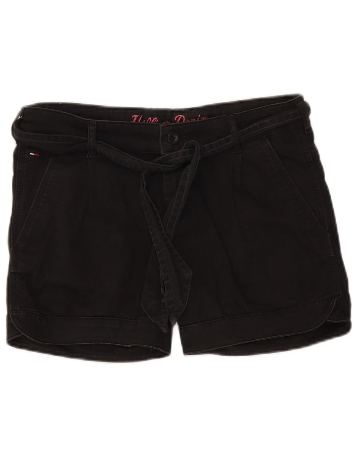 Tommy Hilfiger Kvinder Pegged Chino Shorts W29 Medium Sort Bomuld