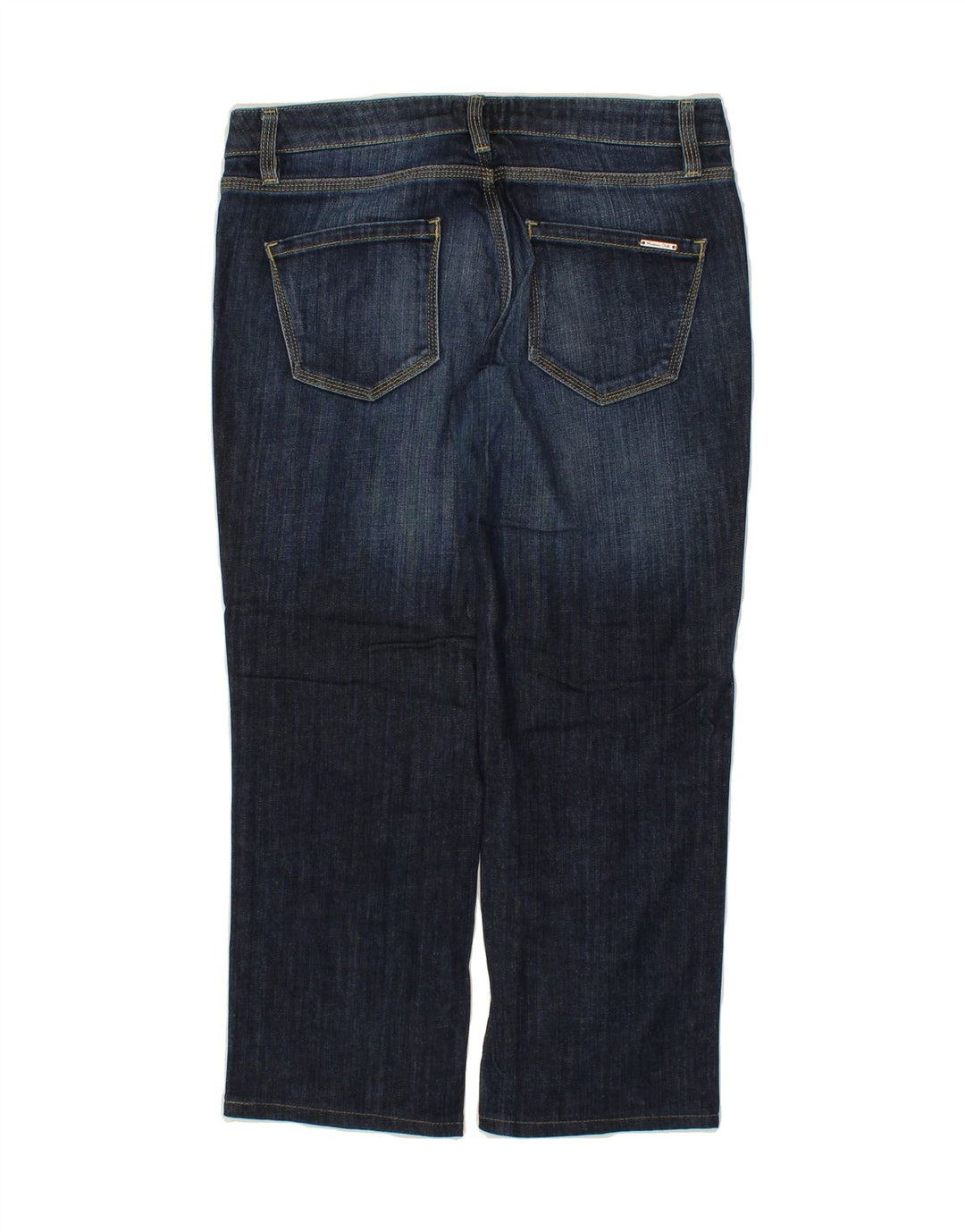 MASSIMO DUTTI Womens Cropped Jeans W30 L24 Navy Blue Cotton Vintage Massimo Dutti and Second-Hand Massimo Dutti from Messina Hembry 