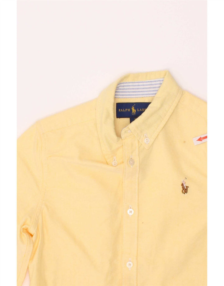 Ralph Lauren drengeskjorte 4-5 år gul bomuld