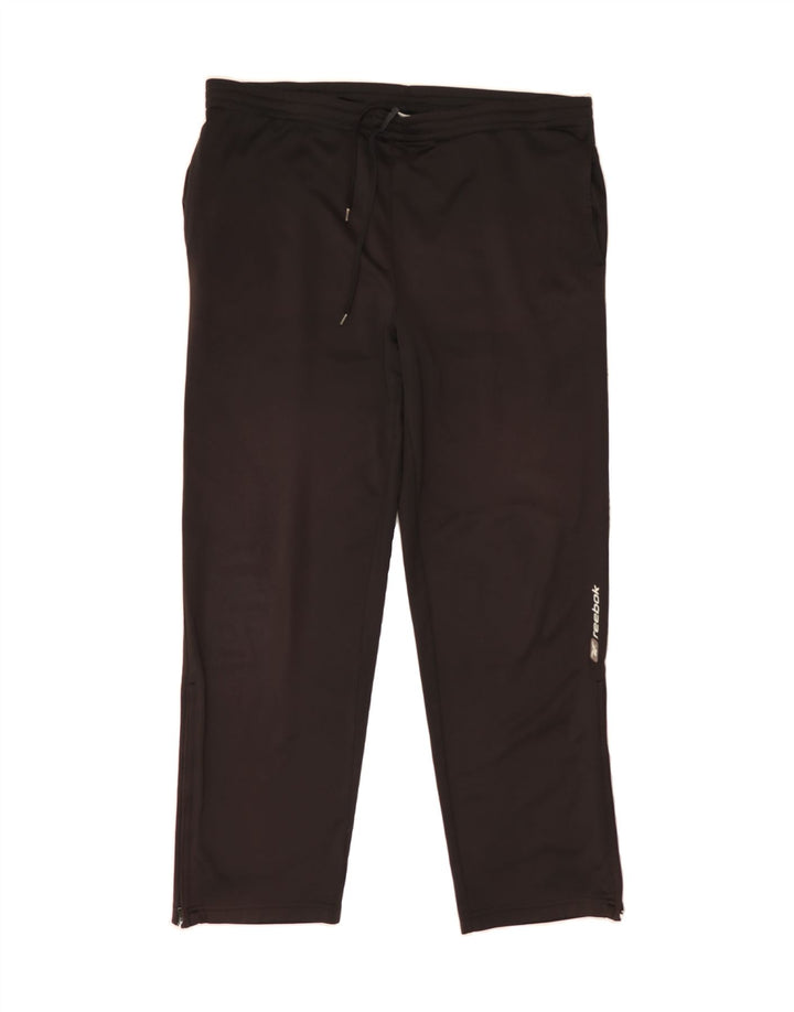 REEBOK Mens Tracksuit Trousers Medium  Black Polyester Vintage Reebok and Second-Hand Reebok from Messina Hembry 