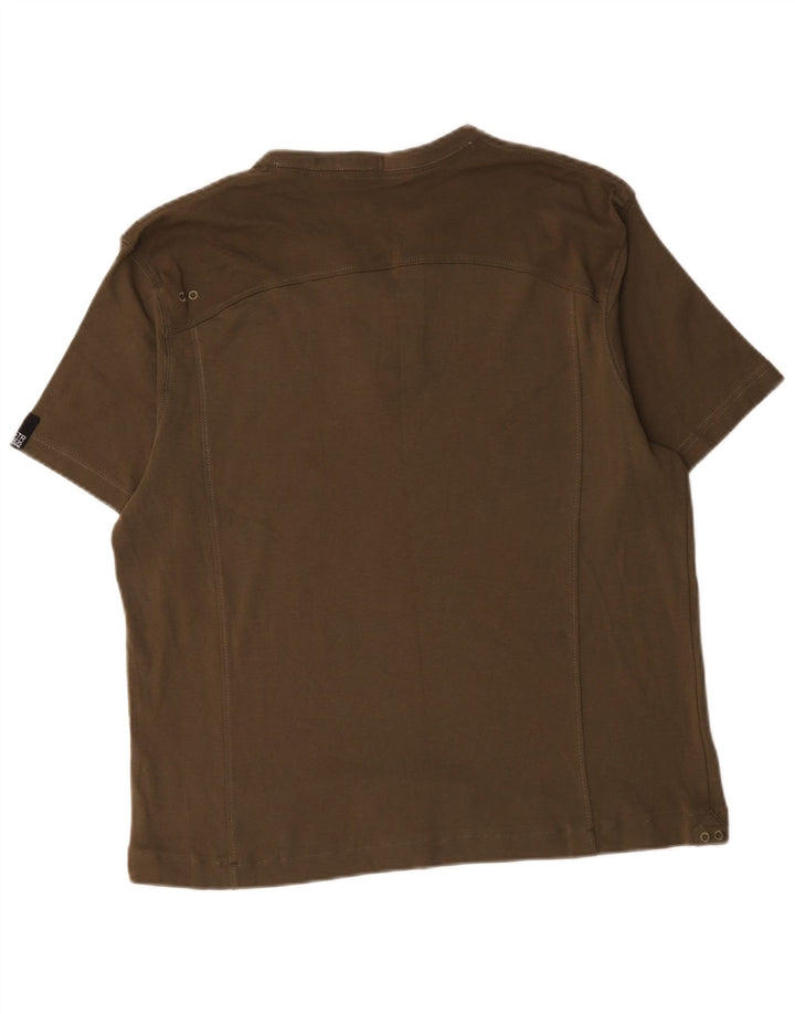 Vintage herre T-shirt top 2XL Khaki