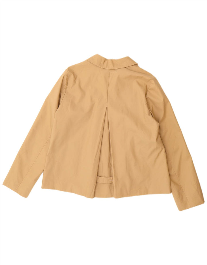 J. Crew Womens Pea Coat US 10 Large Beige Bomuld