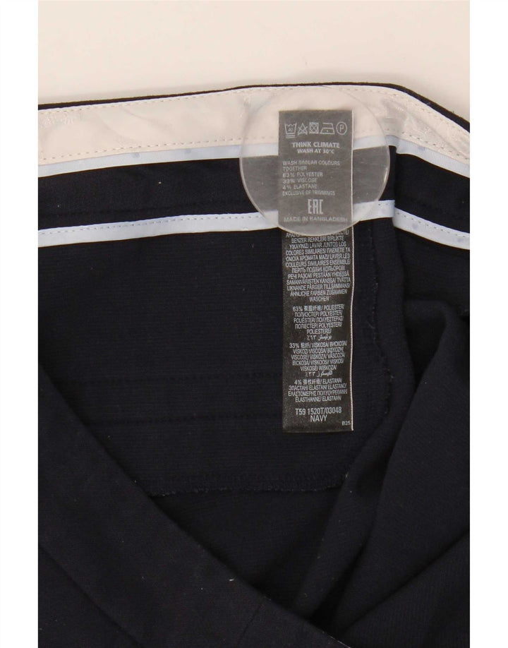 Marks & Spencer Dame Slim Suit Bukser UK 12 Medium W32 L31 Navy Blue