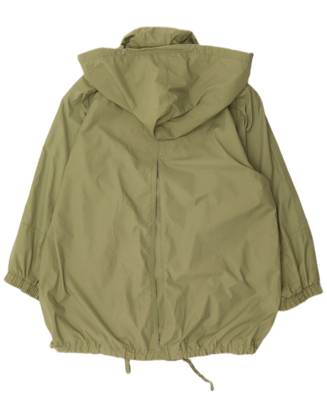 Galleri Dame Hætte Oversized regnjakke UK 12 Medium Green Polyester