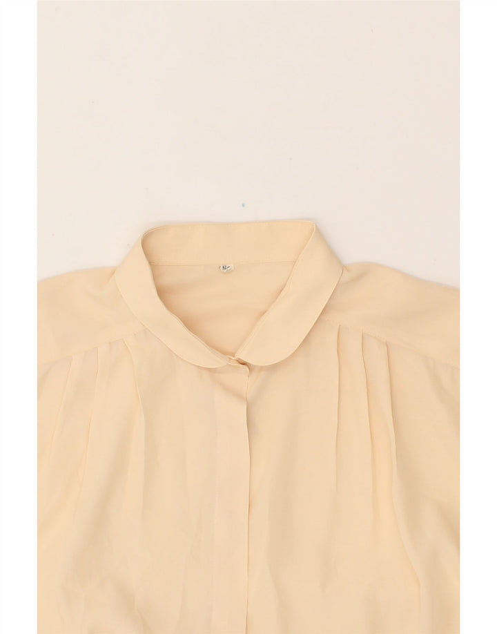 VINTAGE Womens Shirt Blouse IT 52 2XL Beige Polyester Vintage Vintage and Second-Hand Vintage from Messina Hembry 