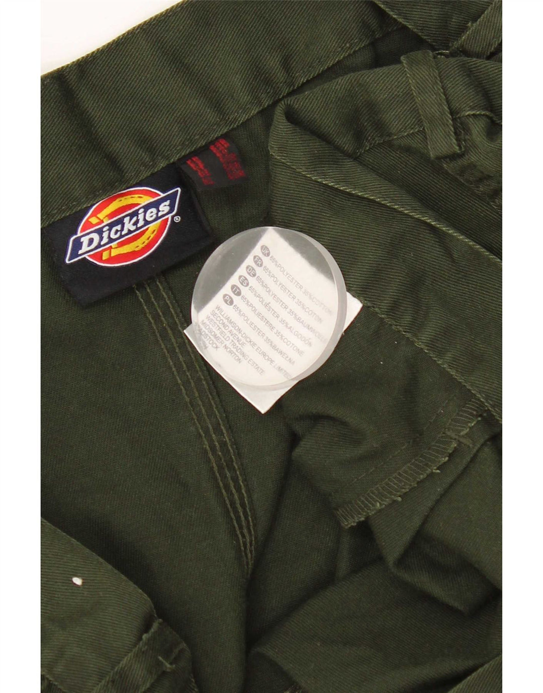 Dickies Herre Tapered Cargo Bukser W44 L30 Grøn Polyester
