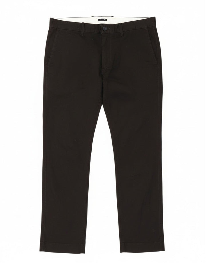 J. Crew Herre Flex Slim Suit Bukser W34 L30 Sort Bomuld