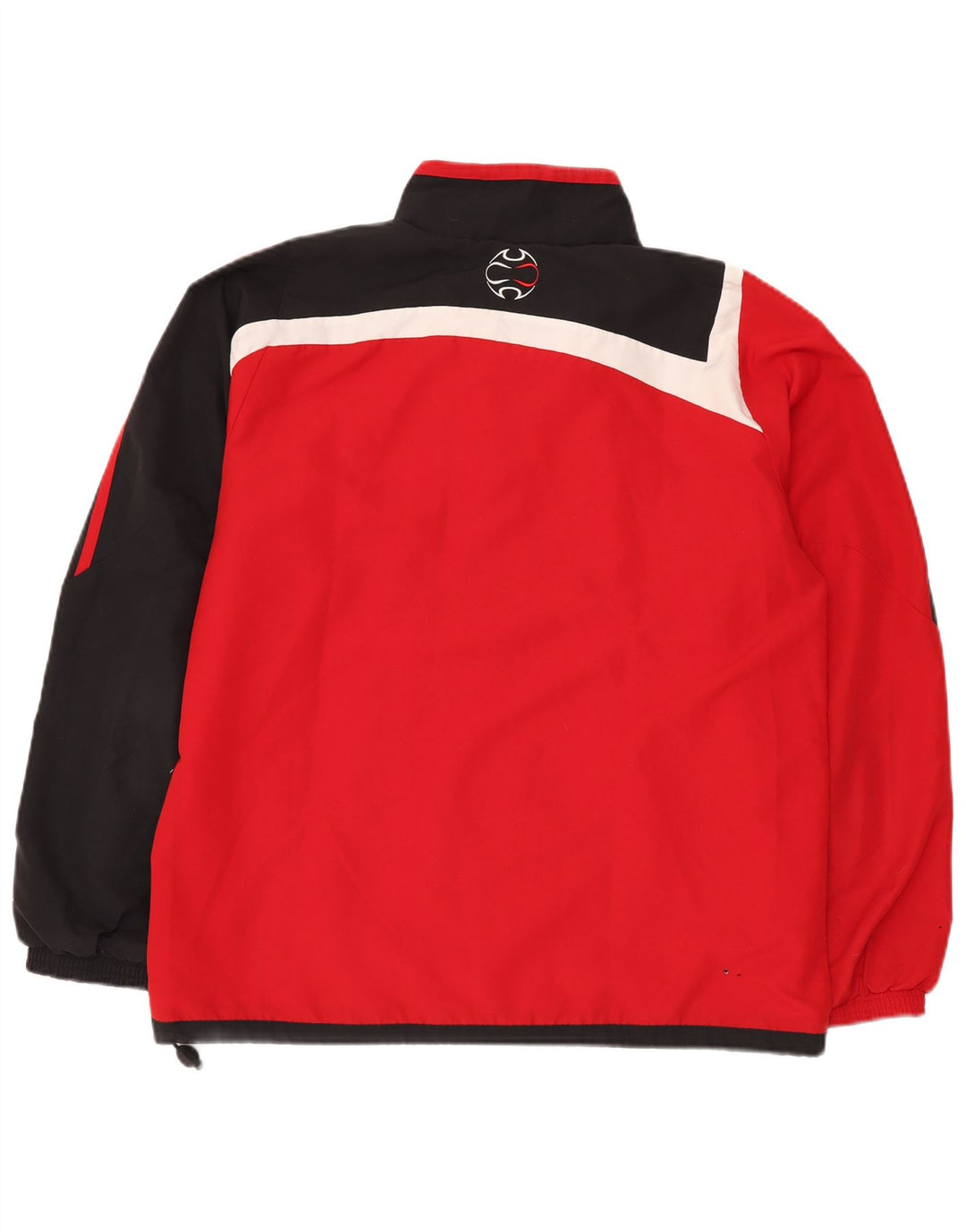 Adidas Træningsdragt til mænd Top jakke UK 42/44 Large Red Colourblock Polyester