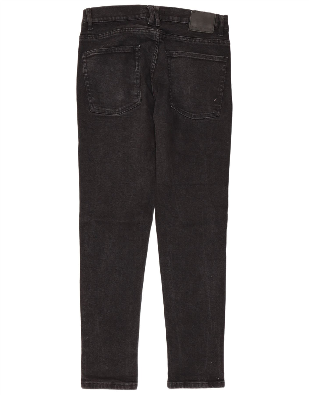 Zara Herre Slim Jeans EU 44 Large W34 L30 Sort Bomuld
