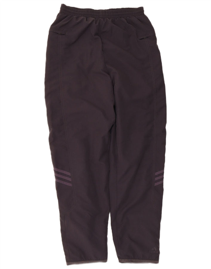 Adidas Dame træningsdragt Bukser UK 10 Small Navy Blue Polyester