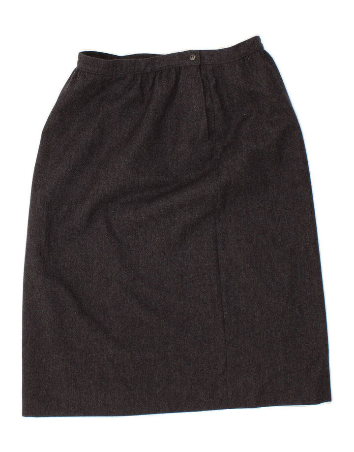 PENDLETON Womens Midi Skirt W30 Medium  Grey Virgin Wool Vintage Pendleton and Second-Hand Pendleton from Messina Hembry 