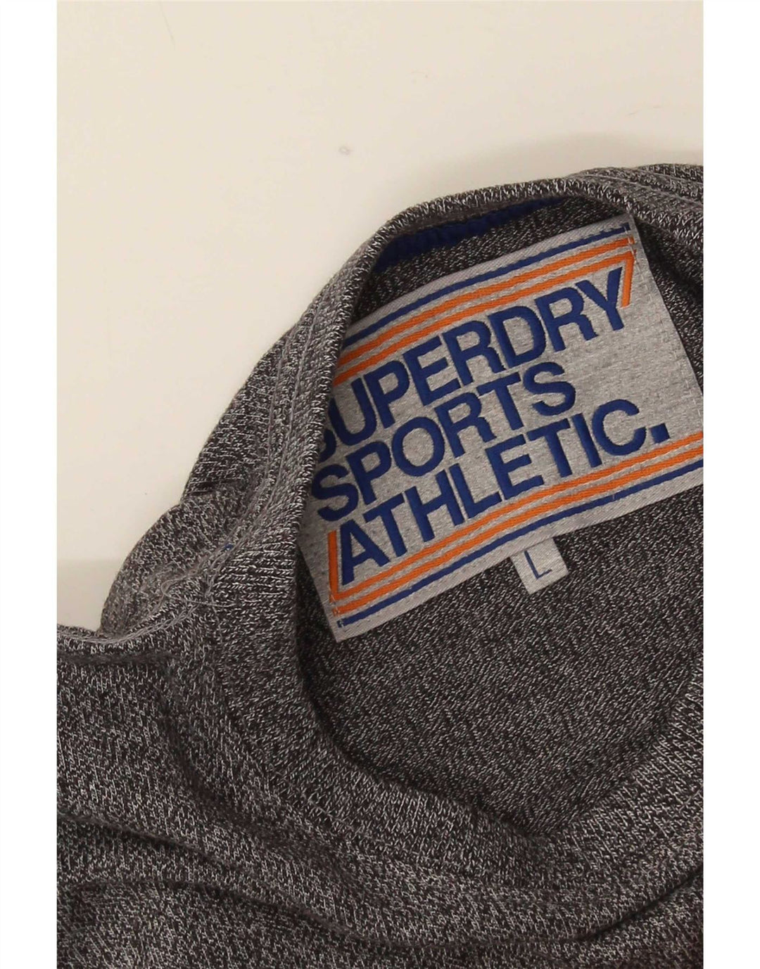 Superdry Grafisk T-shirt top til mænd, stor grå farveblok