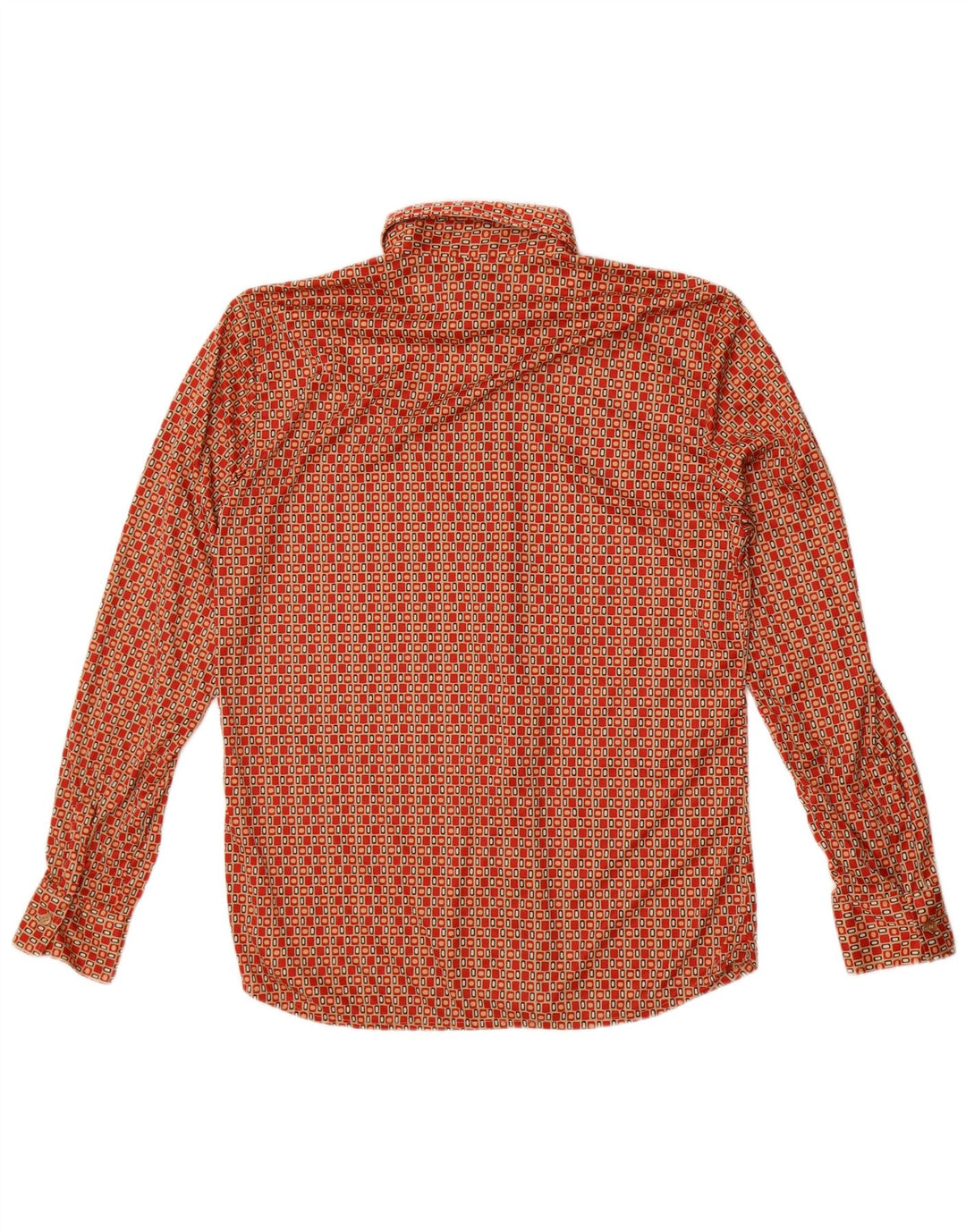 Hacienda Pvblica Herreskjorte Medium Rød Geometrisk Polyester
