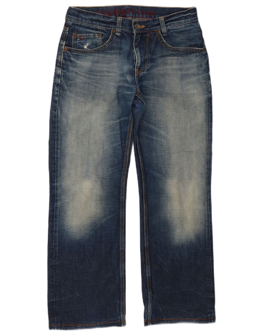 Tommy Hilfiger Straight Jeans til mænd W30 L28 Blå