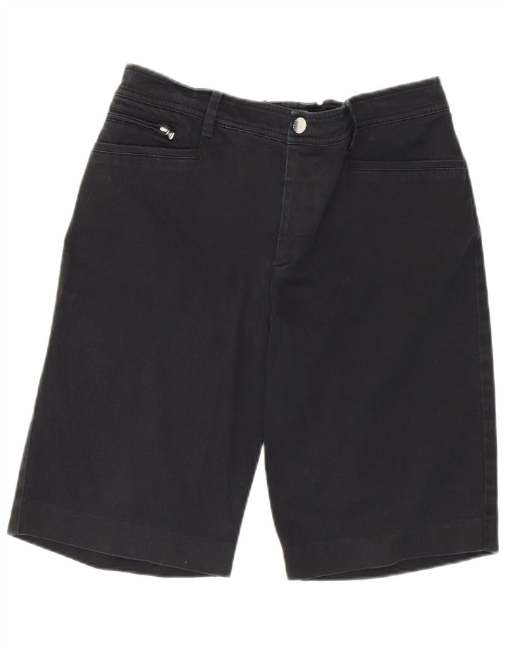 Ralph Lauren Bermuda Shorts til kvinder US 8 Medium W30 Sort Bomuld