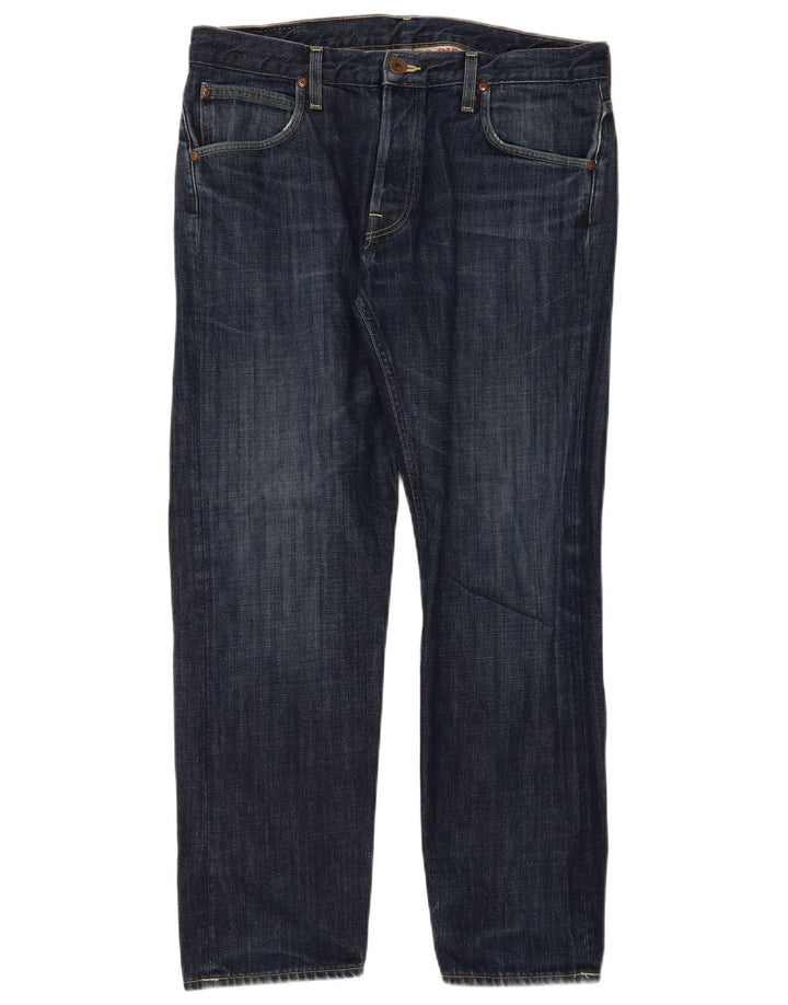 Lee Herre Chase Tapered Jeans W34 L32 Marineblå Bomuld