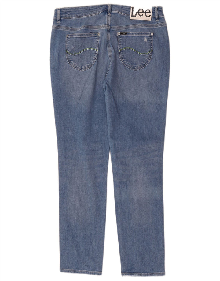 Lee Dame Slim Jeans W29 L27 Blå Bomuld