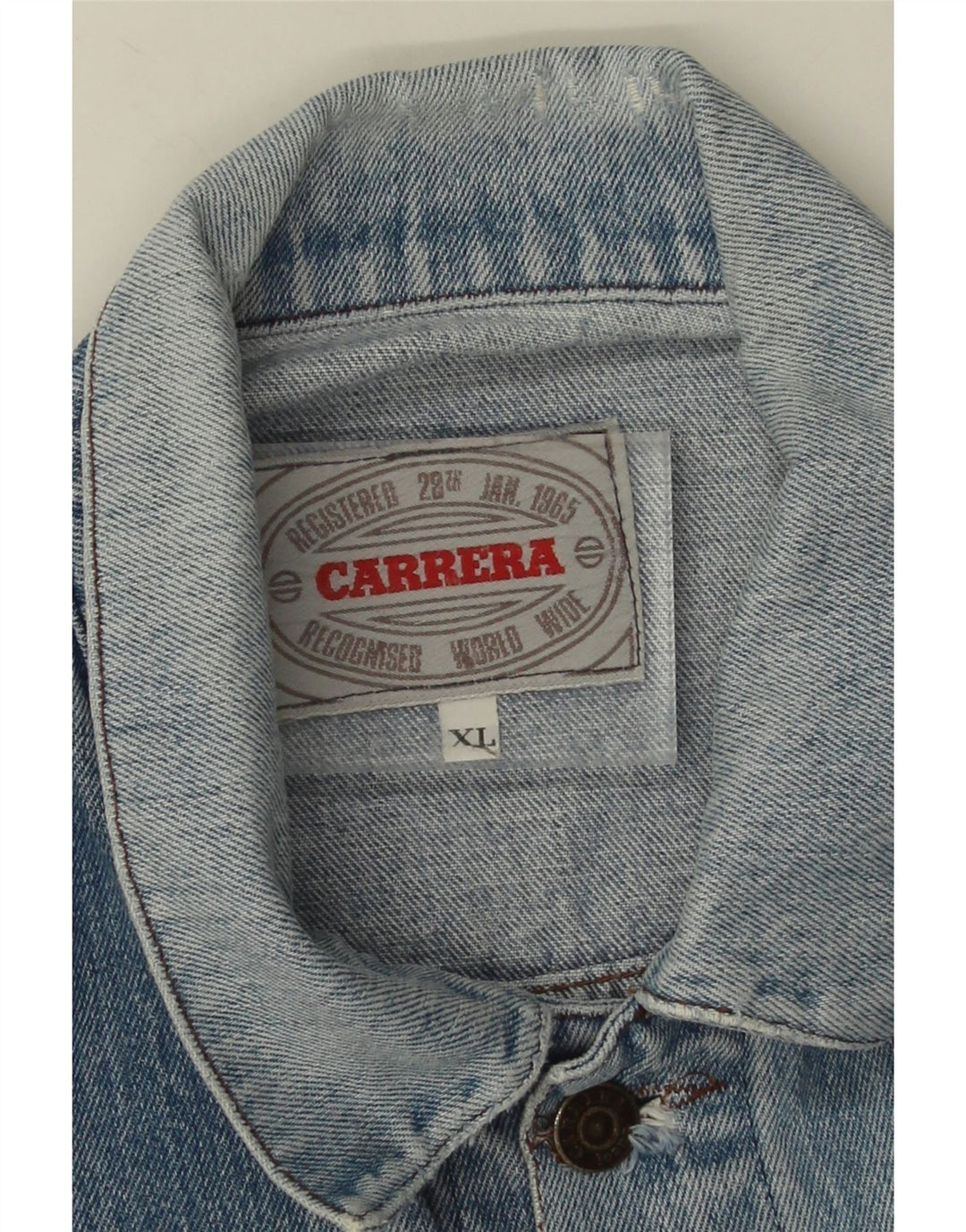 Carrera Dame denimjakke UK 42 XL Blå
