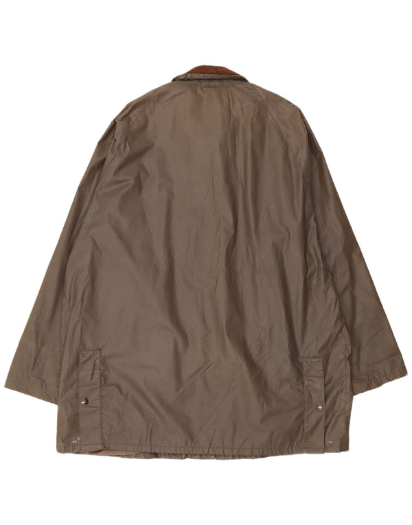 Wilkes&Akerman Herre vokset bomuldsjakke UK 44 2XL Khaki Polyester