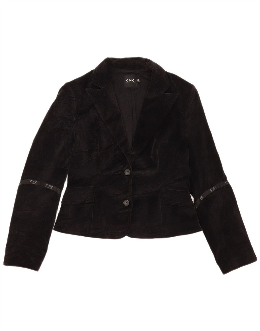 CNC Costume National Dame 2 Button Blazer Jacket IT 44 Medium Sort