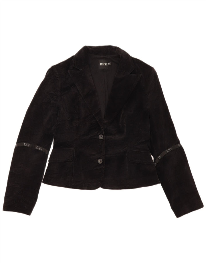 CNC Costume National Dame 2 Button Blazer Jacket IT 44 Medium Sort