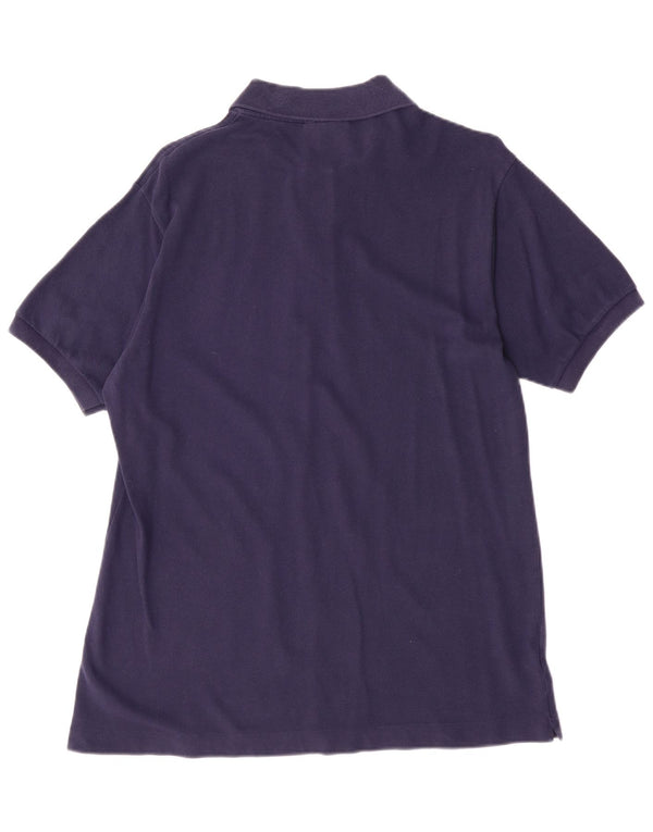 Lacoste herre poloshirt størrelse 4 Medium marineblå bomuld