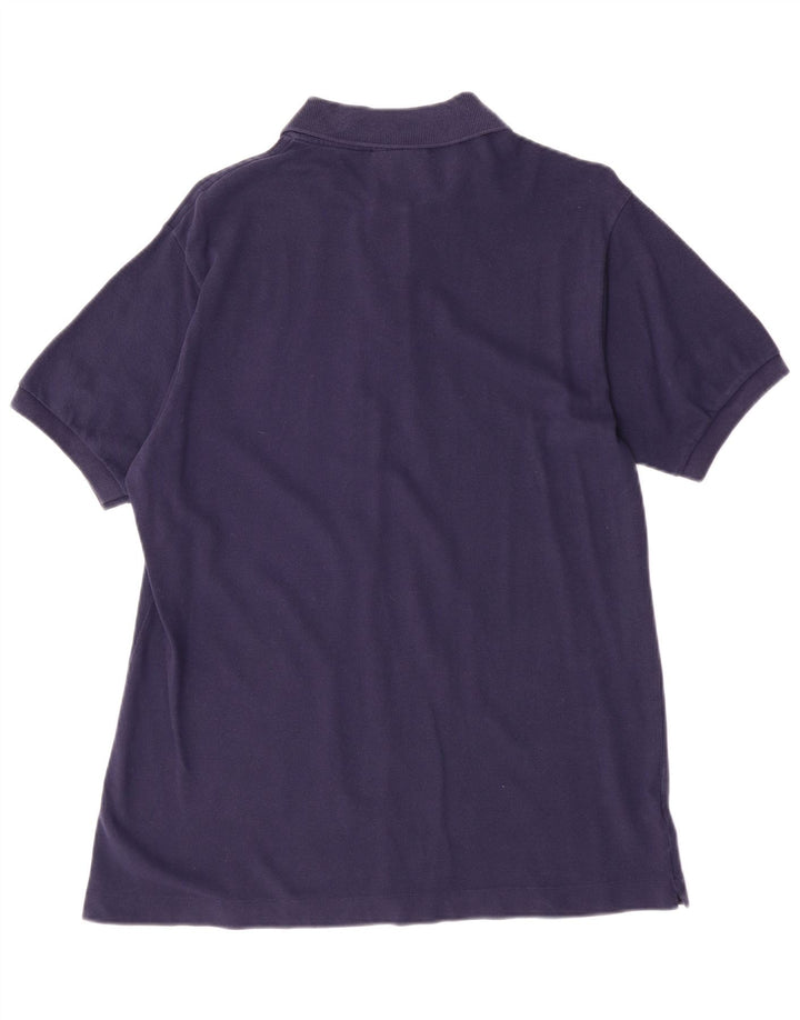 Lacoste herre poloshirt størrelse 4 Medium marineblå bomuld