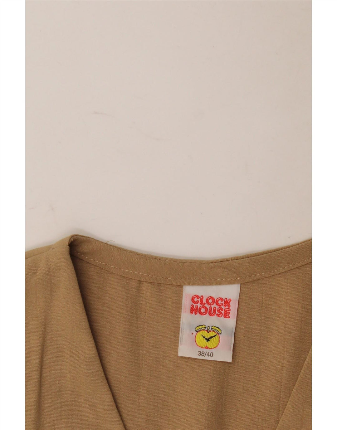 CLOCK HOUSE Dame A-Line Kjole EU 38/40 Medium Beige Polyester