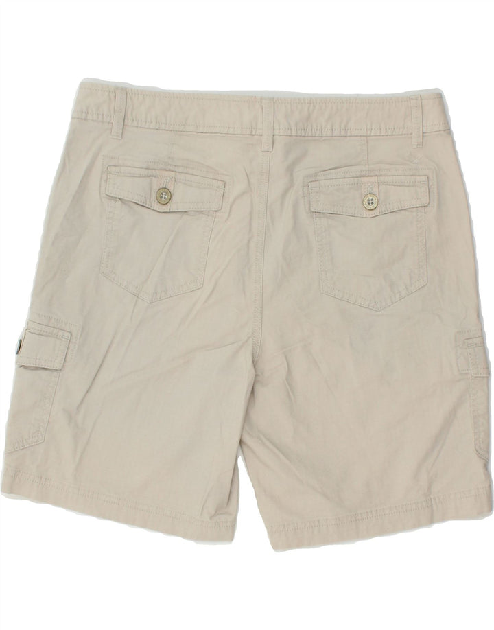 EDDIE BAUER Womens Cargo Shorts US 10 Large W38  Grey Cotton Vintage Eddie Bauer and Second-Hand Eddie Bauer from Messina Hembry 