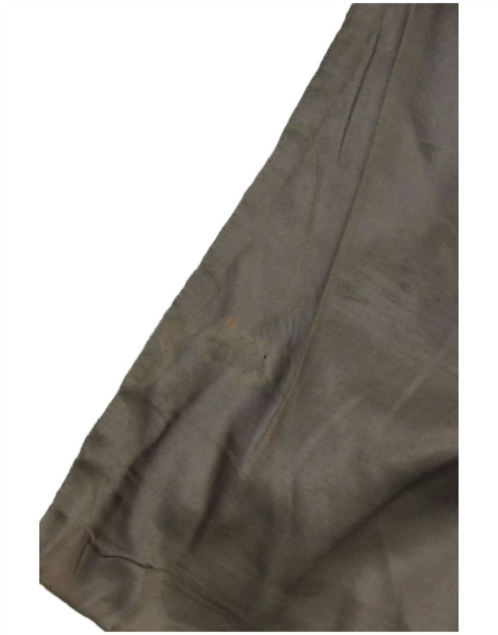 BURTON Herre skræddersyet 2-knaps blazerjakke UK 38 Medium Green Virgin Wool