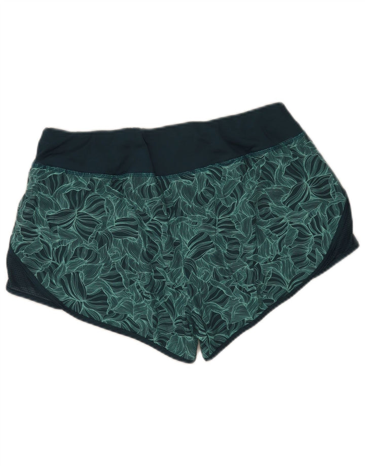 Mountain Warehouse Dame abstrakt mønster sportsshorts UK 14 Large Green