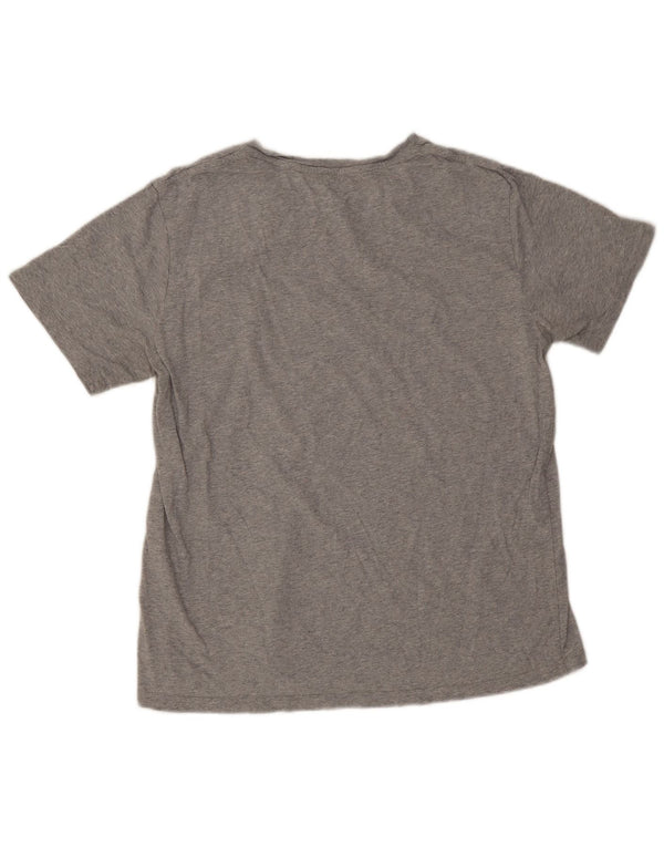 Levi's Dame Grafisk T-Shirt Top UK 16 Stor Grå