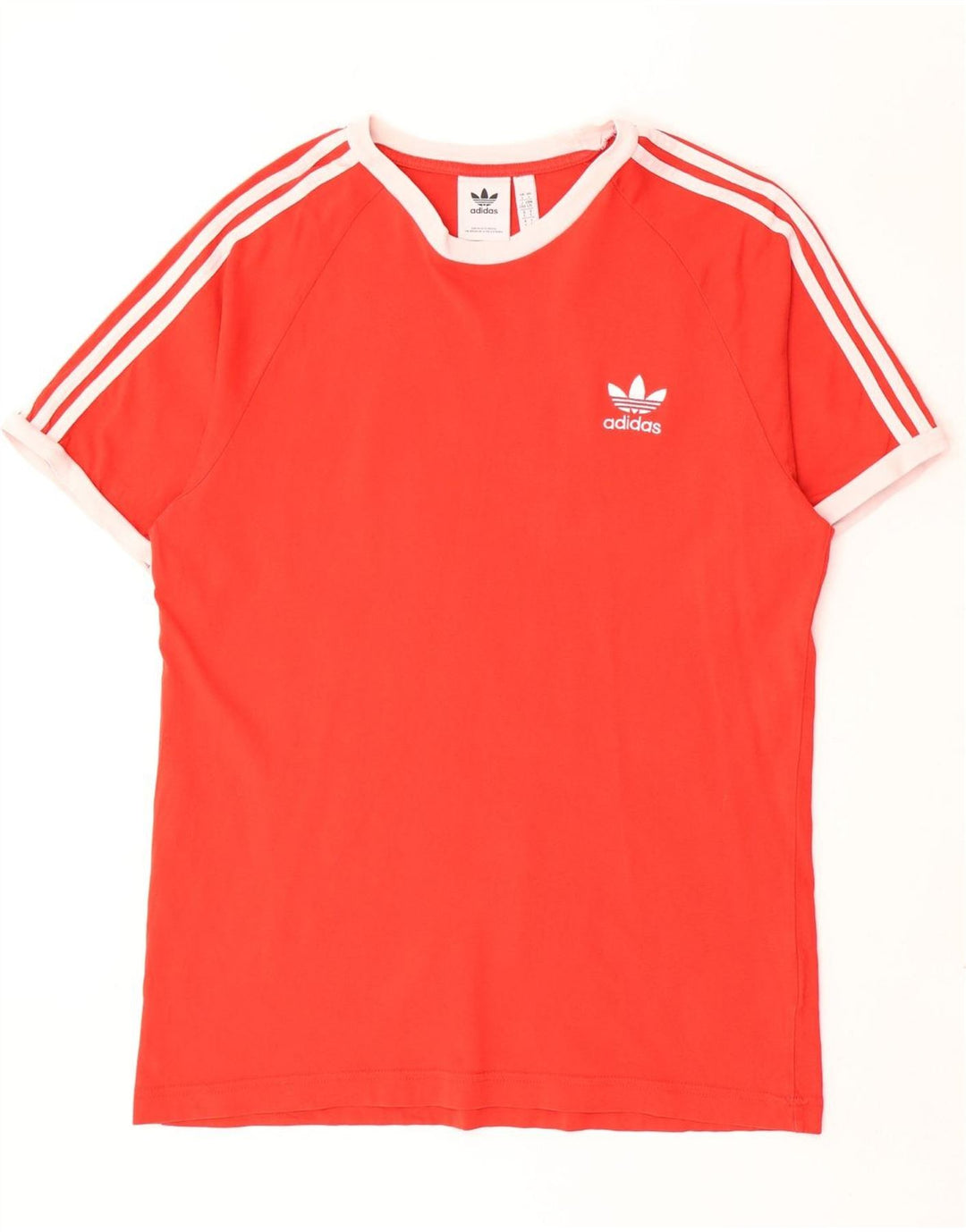 Adidas Herre T-Shirt Top Stor Rød Bomuld