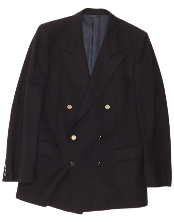 Essere Herre Double Breasted Blazer Jacket IT 50 Large Navy Blue