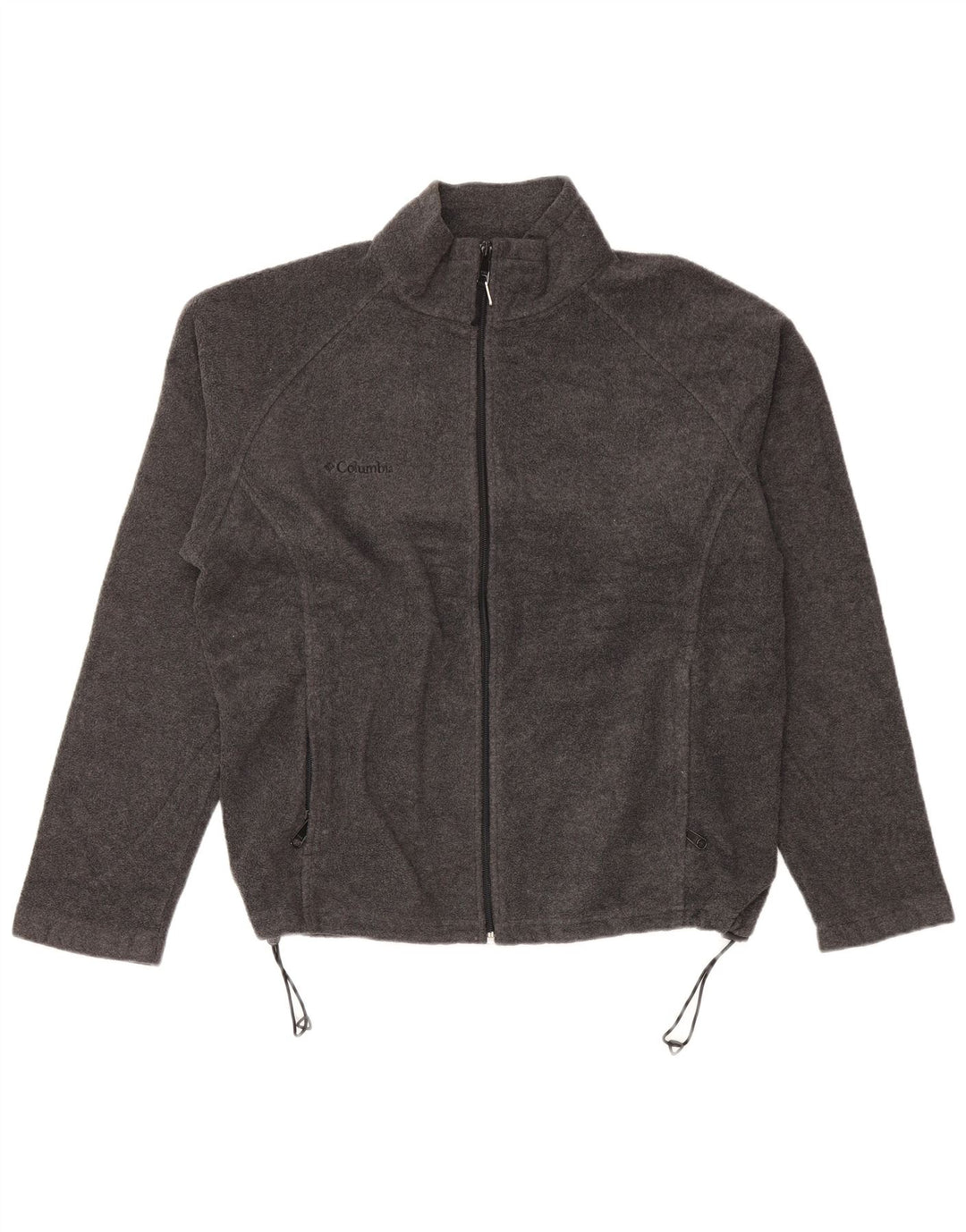 COLUMBIA Womens Oversized Fleece Jacket UK 18 XL Grey Polyester